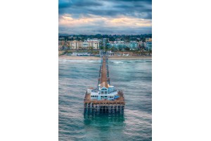 Oceanside Pier and Clouds